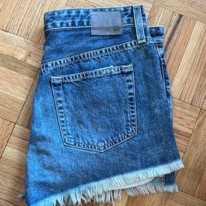AG denim shorts